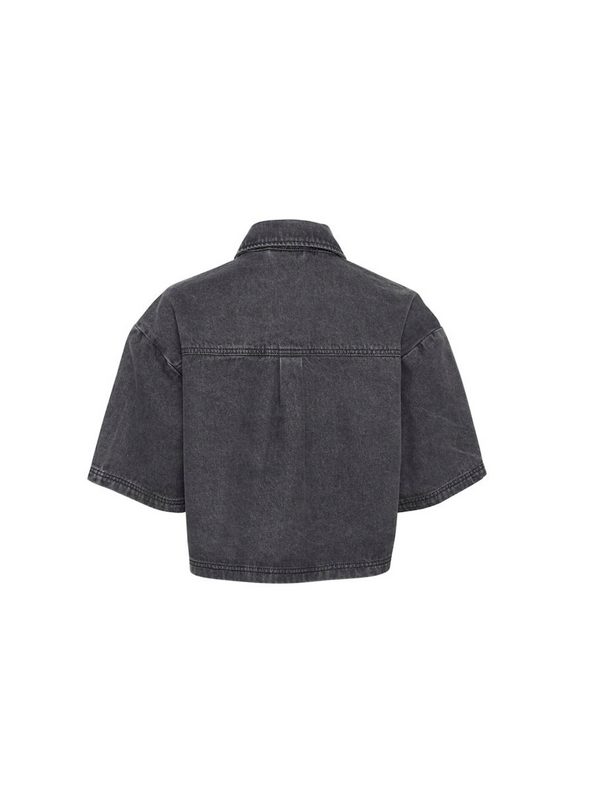 Khloe Denim Shirt in Medium Grey Denim from Kaffe