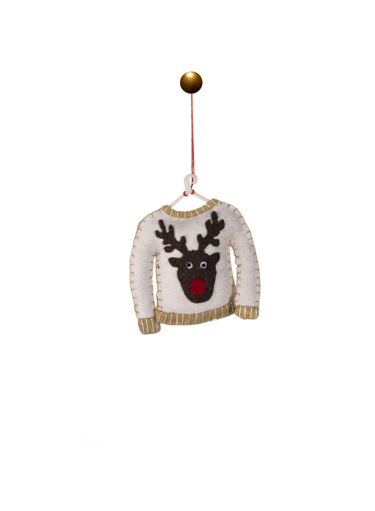 Felt Reindeer Jumper from Shoeless Joe