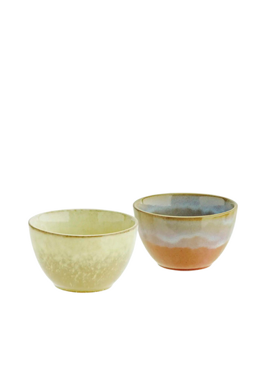 Multi Coloured Stoneware Bowl from Madam Stoltz