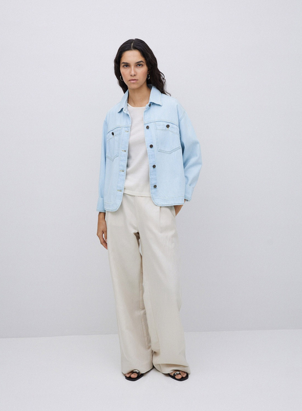 Laguna Denim Jacket in Indigo from Yerse