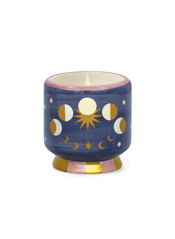 Adopo Moon Phases Ceramic Candle Jasmine & Rose from Paddywax