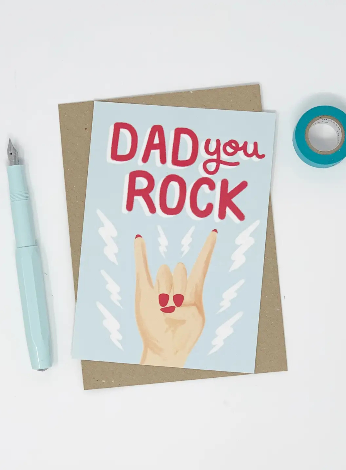 Dad You Rock Card from Lomond Paper Co