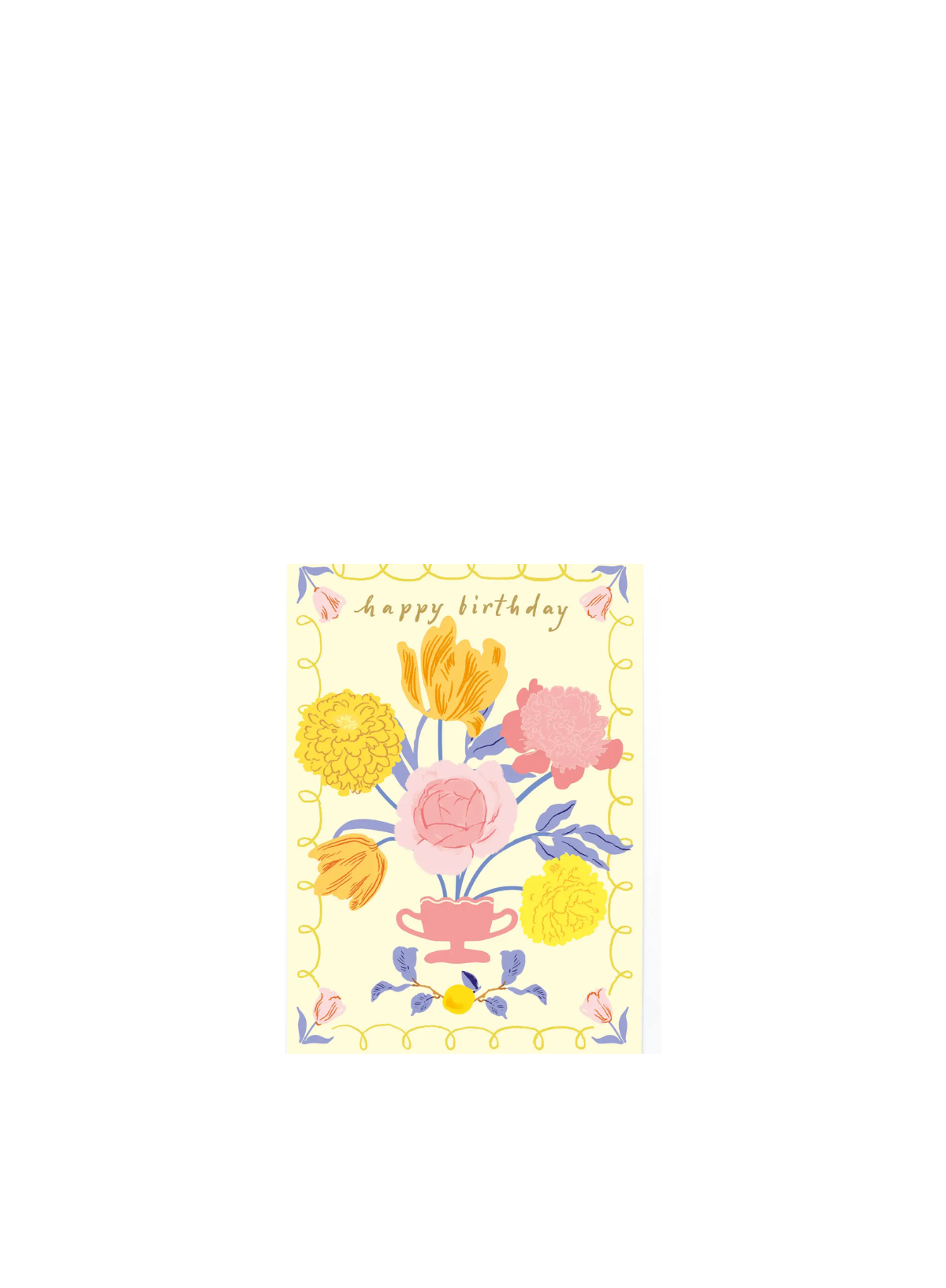 Vase and Flowers Birthday Card from Noi