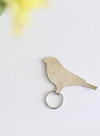 Mini Tweet Keyring in Gold from Keecie