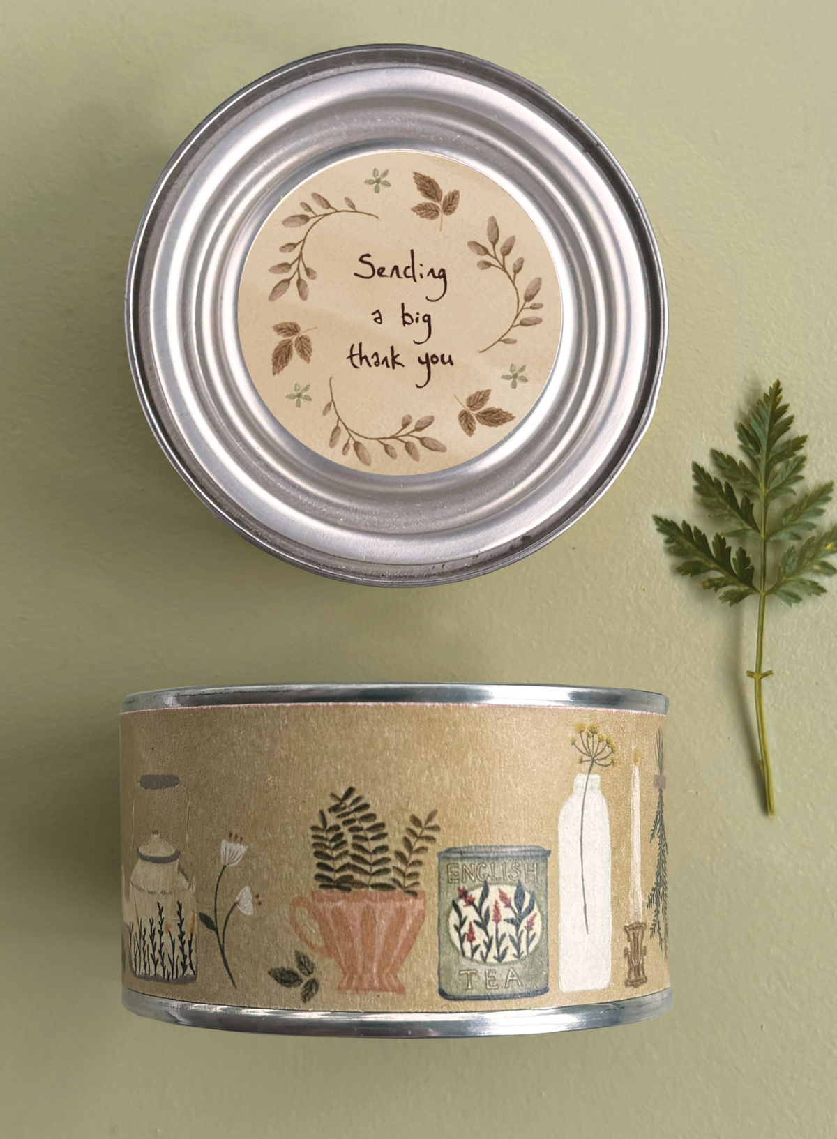 East of India Country candle Sending a big thank you