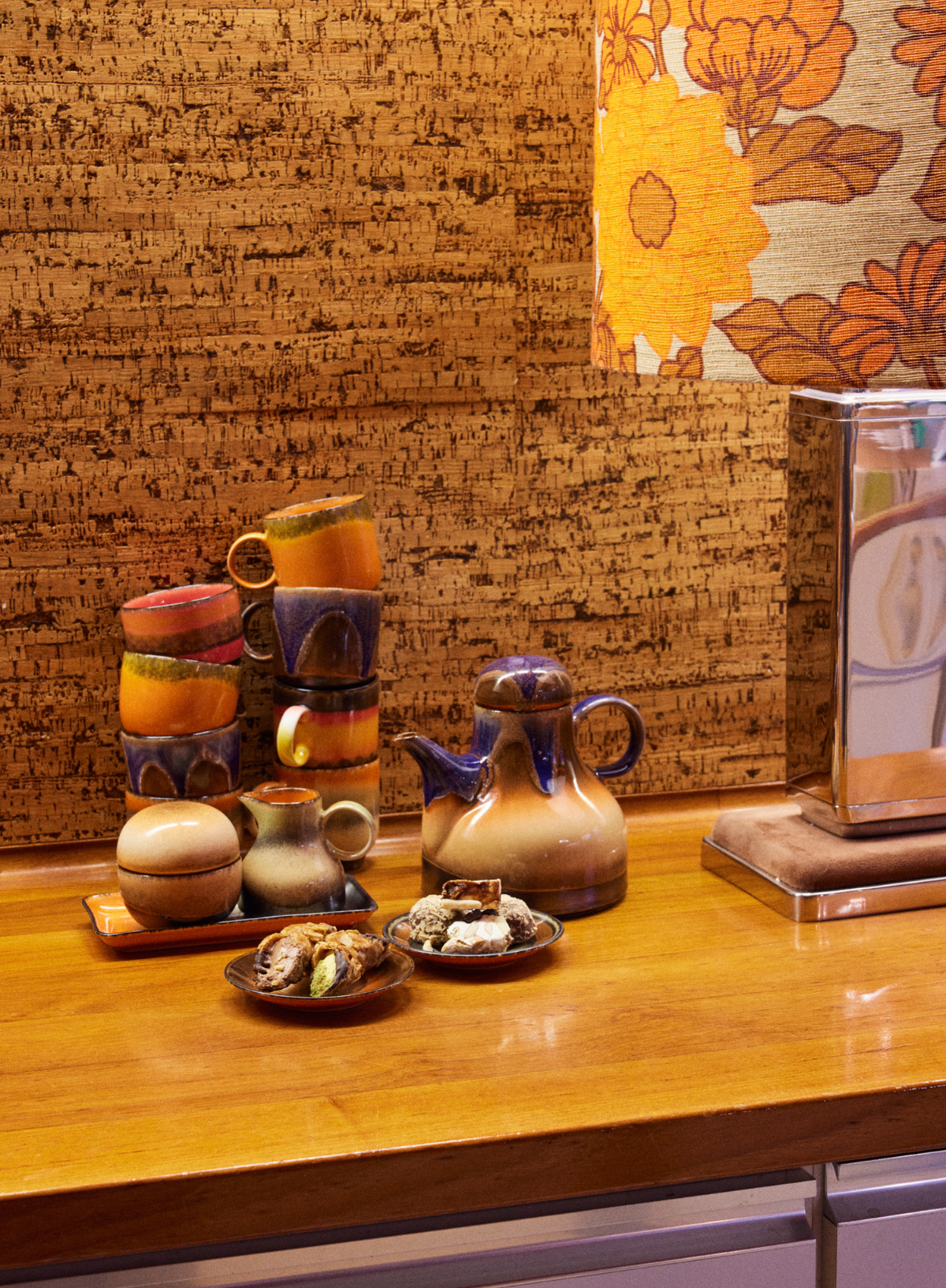 70's Ceramics Saucer in Slow Roast from HK Living