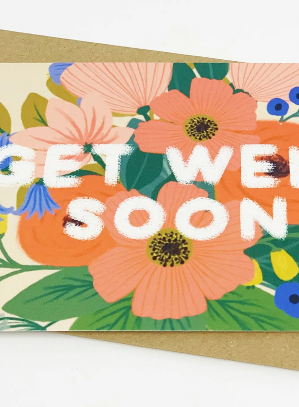 Get Well Soon Colourful Card from Lomond Paper Co