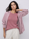 Siren Shirt in Ecru + Oxid Stripe from Yerse