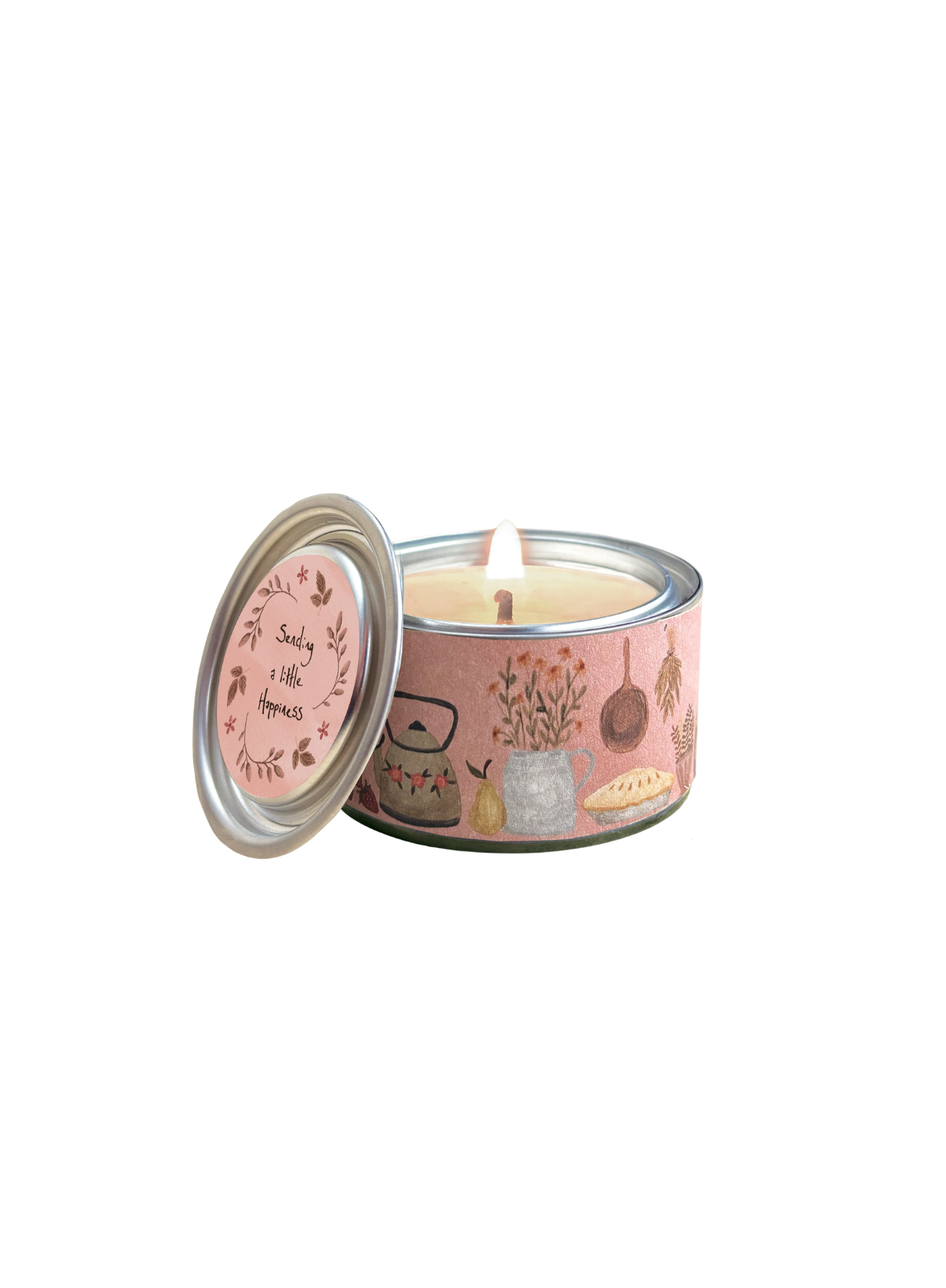 East of India Country Candle Sending a Little Happiness