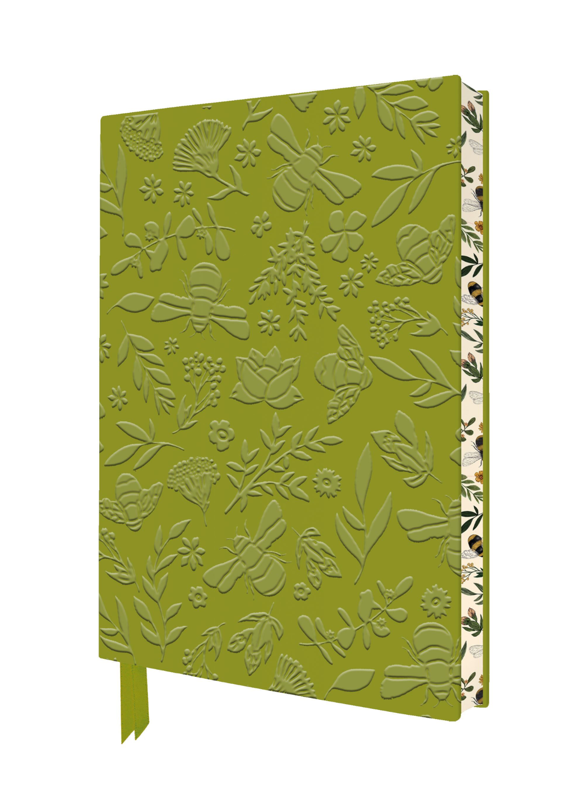 Jade Mosinski Garden Bees Artisan Art Ruled A5 Notebook