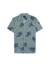 Vimy Cotton Shirt in Green from Faguo