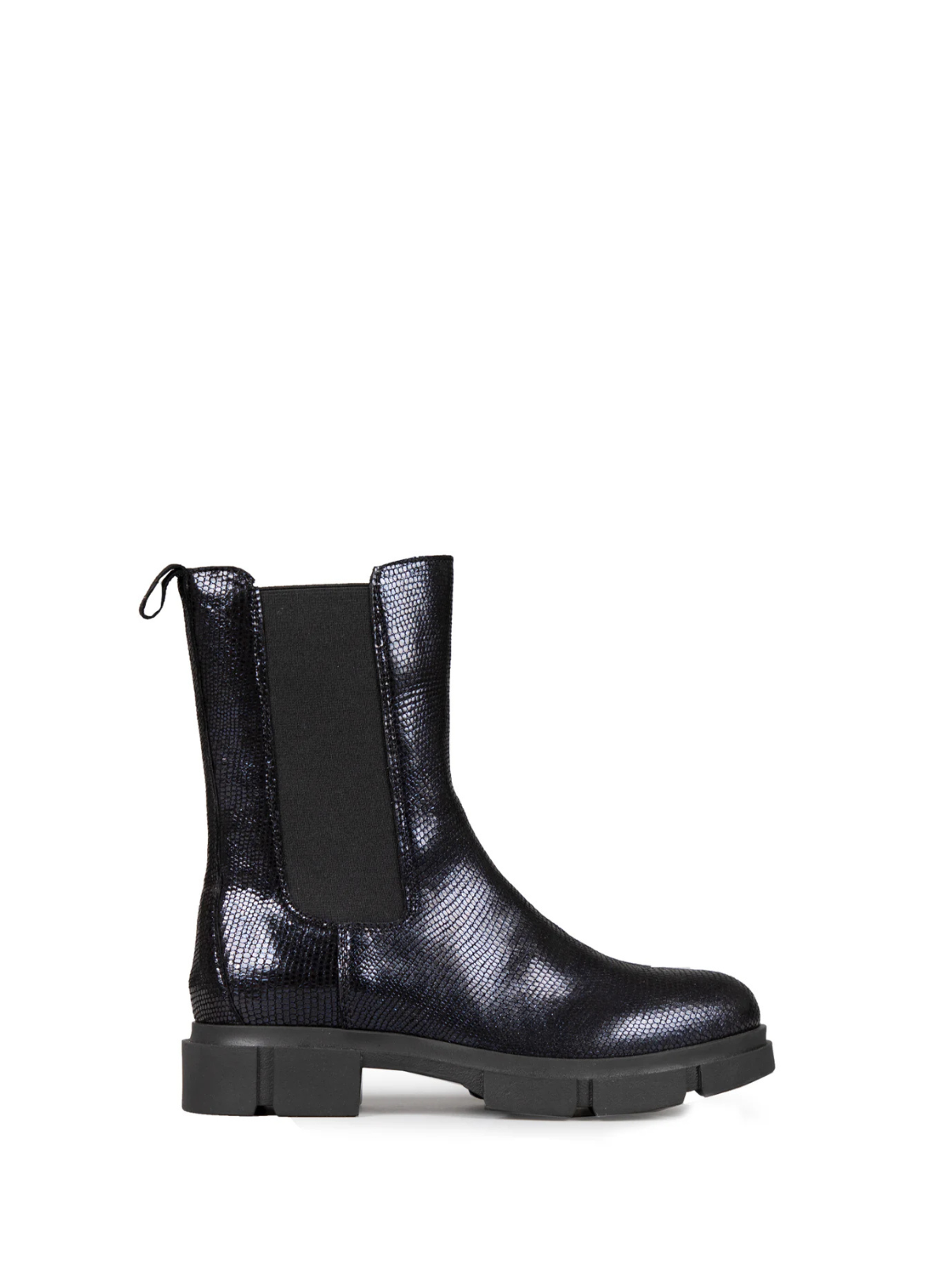 June Boots in Navy Metallic from Esska