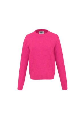 Anjali Drop Shoulder Knit in Fuchsia from FRNCH