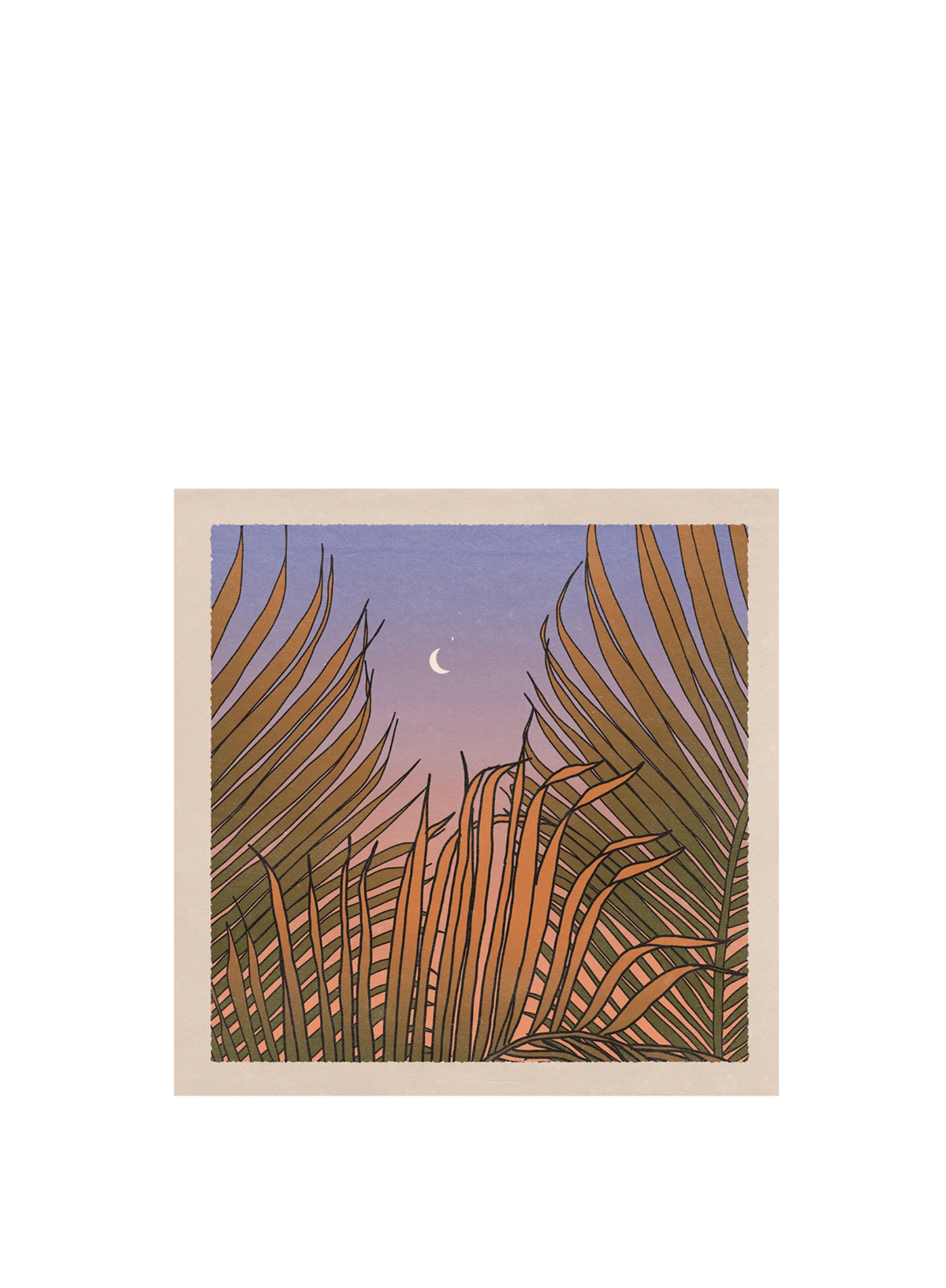 Through The Palms Print Cai & Jo