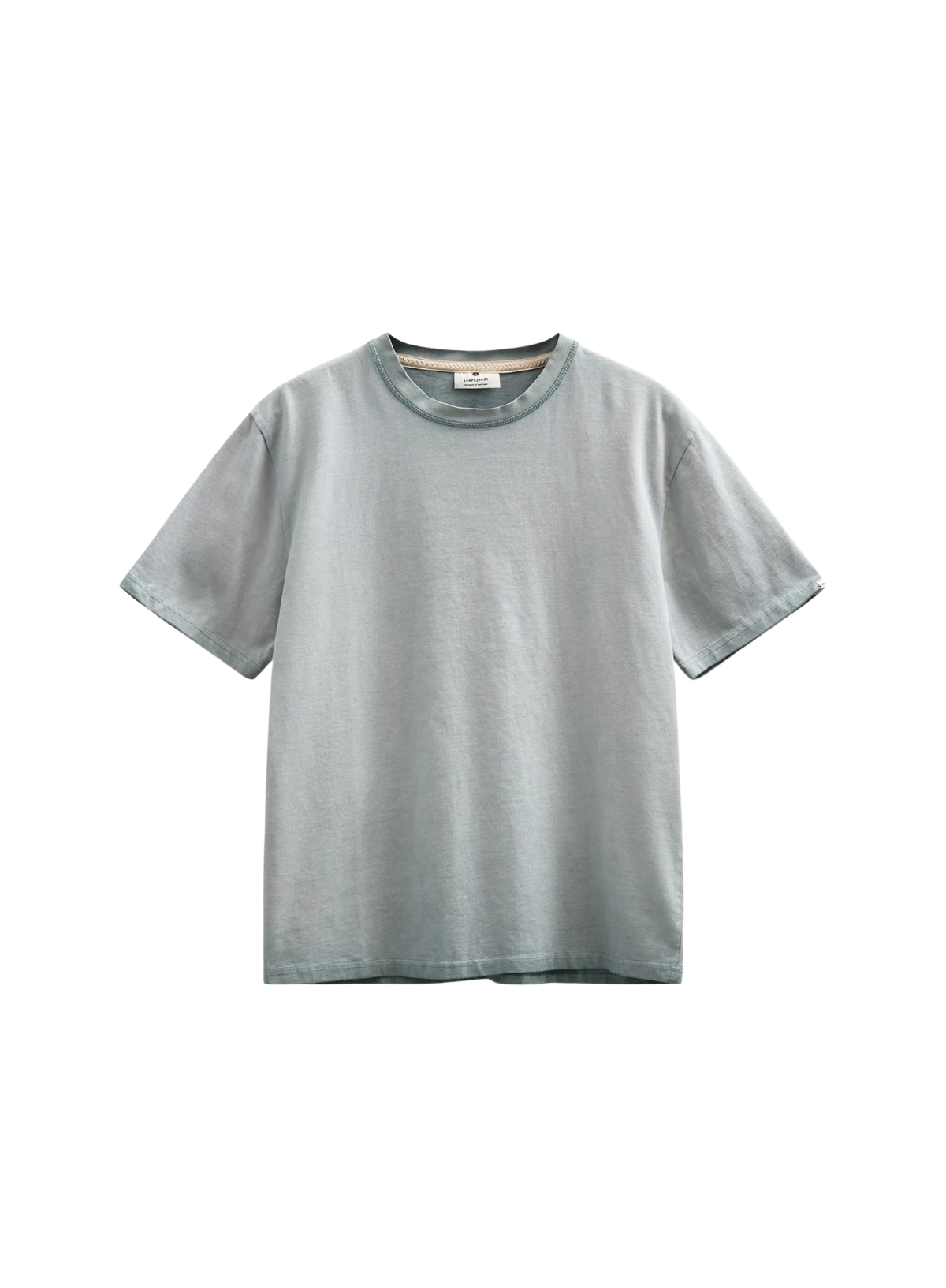 Anerkjendt Villads Washed Tee in Light Blue
