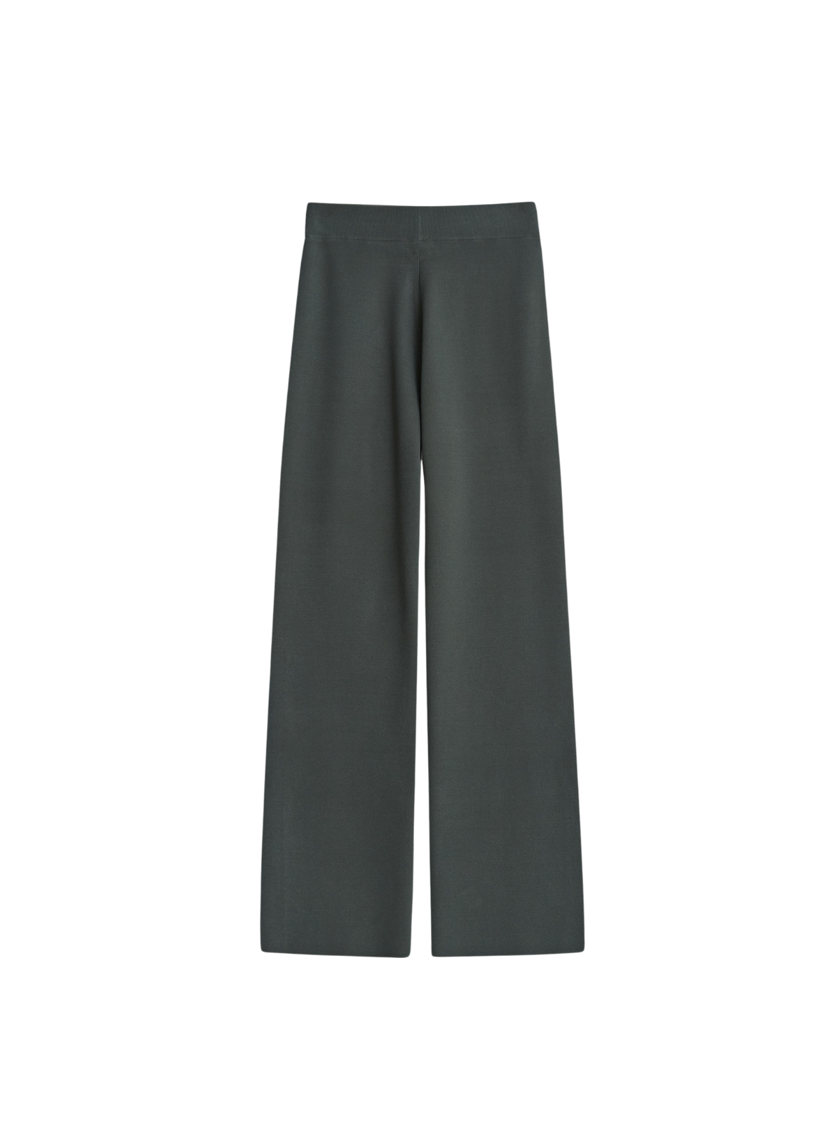 Lavander Wide Leg Trousers in Khaki from Yerse