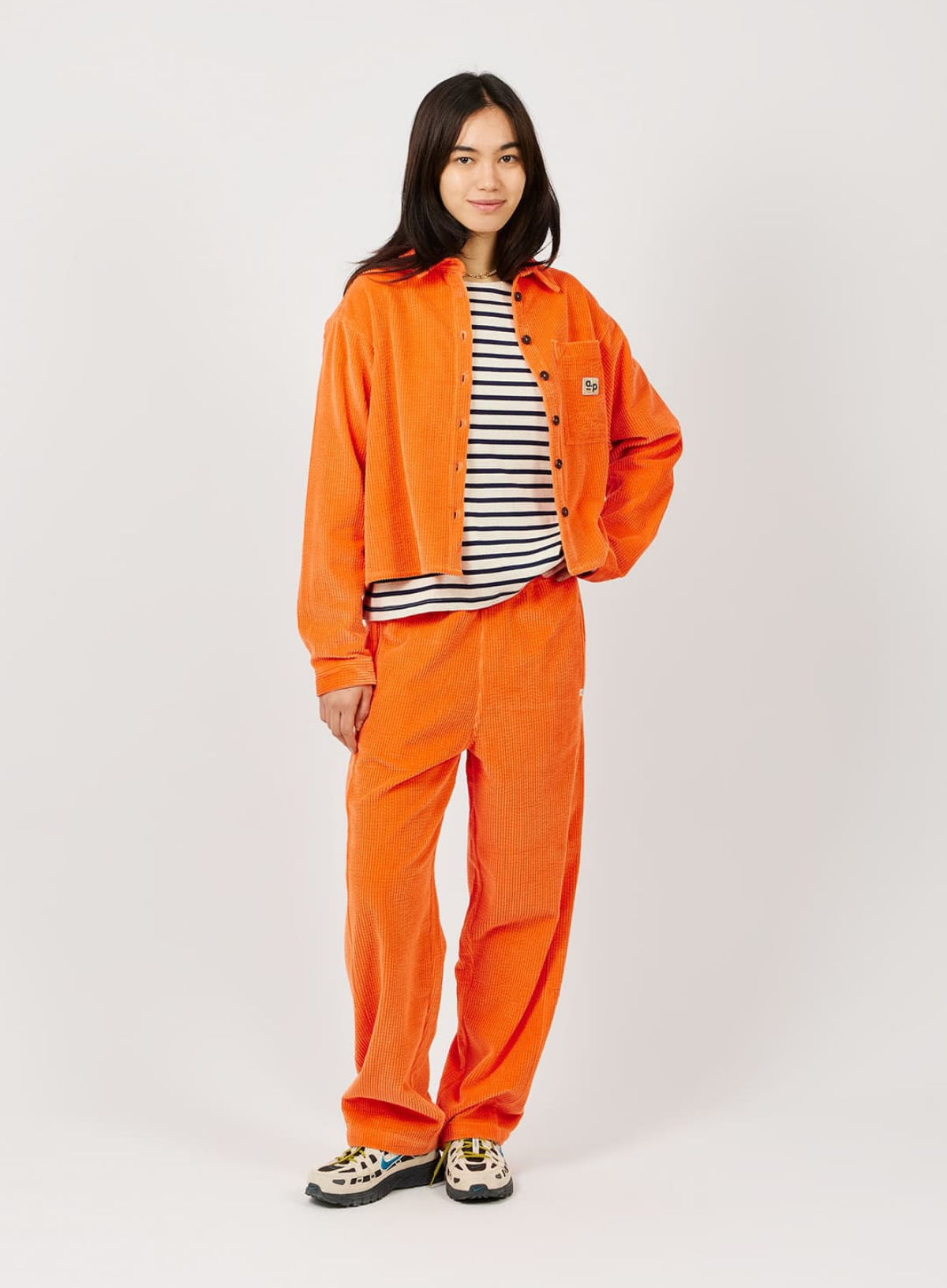 a.p Cord Trouser in Orange