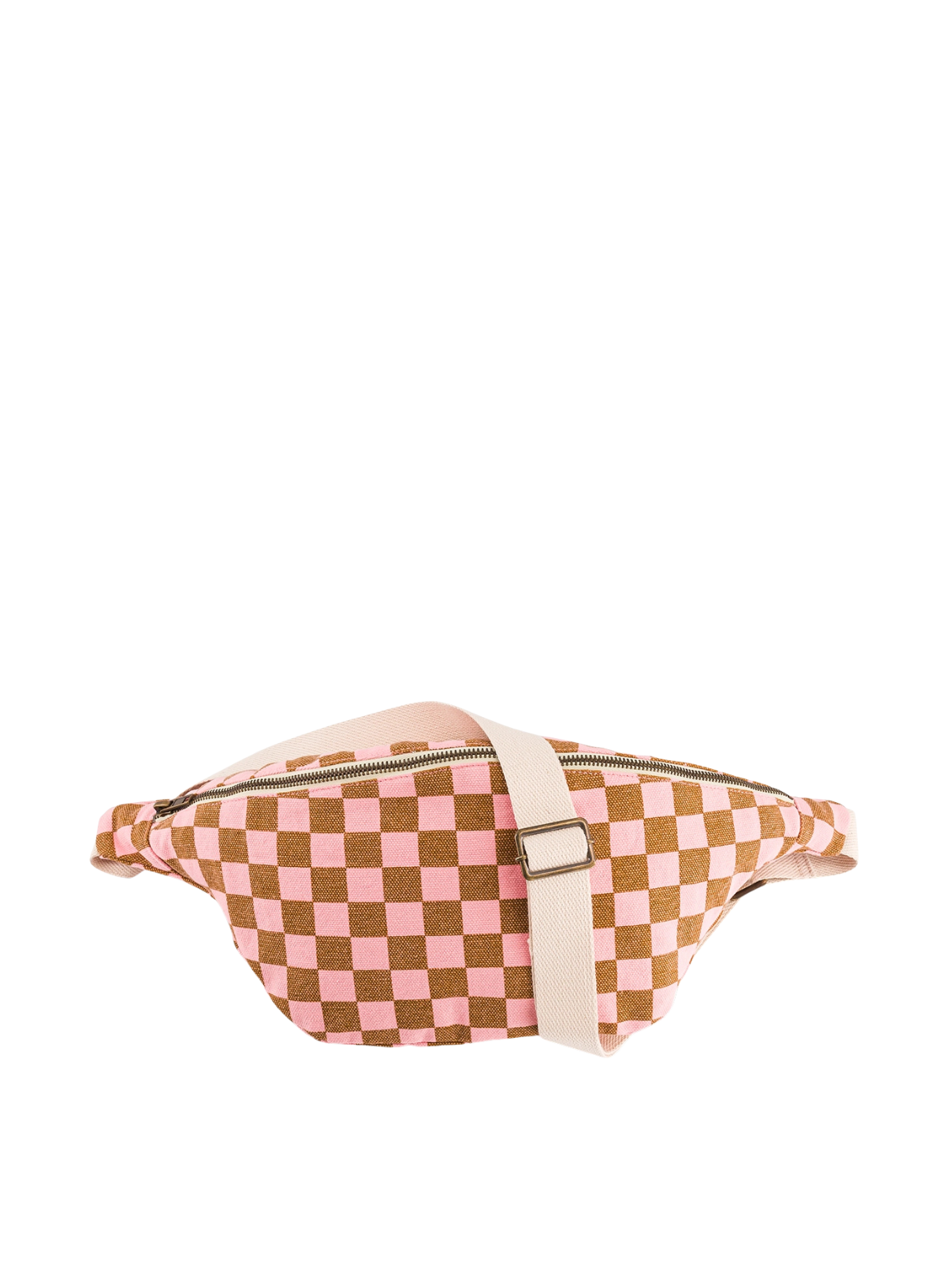 Rose in April Bum Bag Checkerboard Strawberry