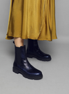 June Boots in Navy Metallic from Esska