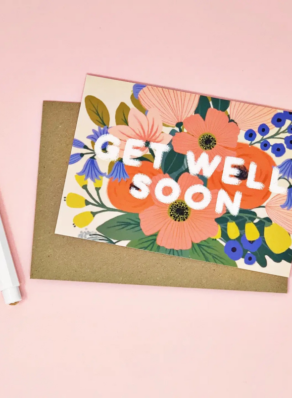 Get Well Soon Colourful Card from Lomond Paper Co