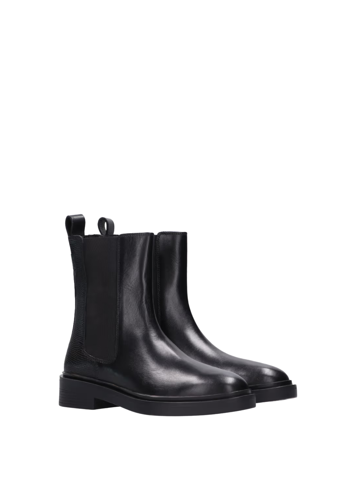 Fallon Leather Lizard in Black Lizard from Maruti