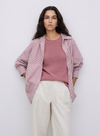 Siren Shirt in Ecru + Oxid Stripe from Yerse