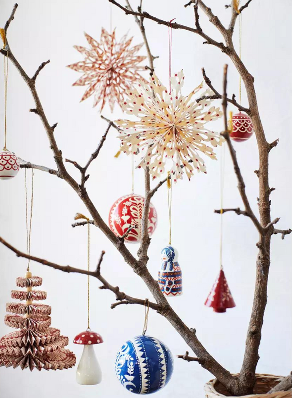 Beaded Hanging Paper Tree from Madam Stoltz
