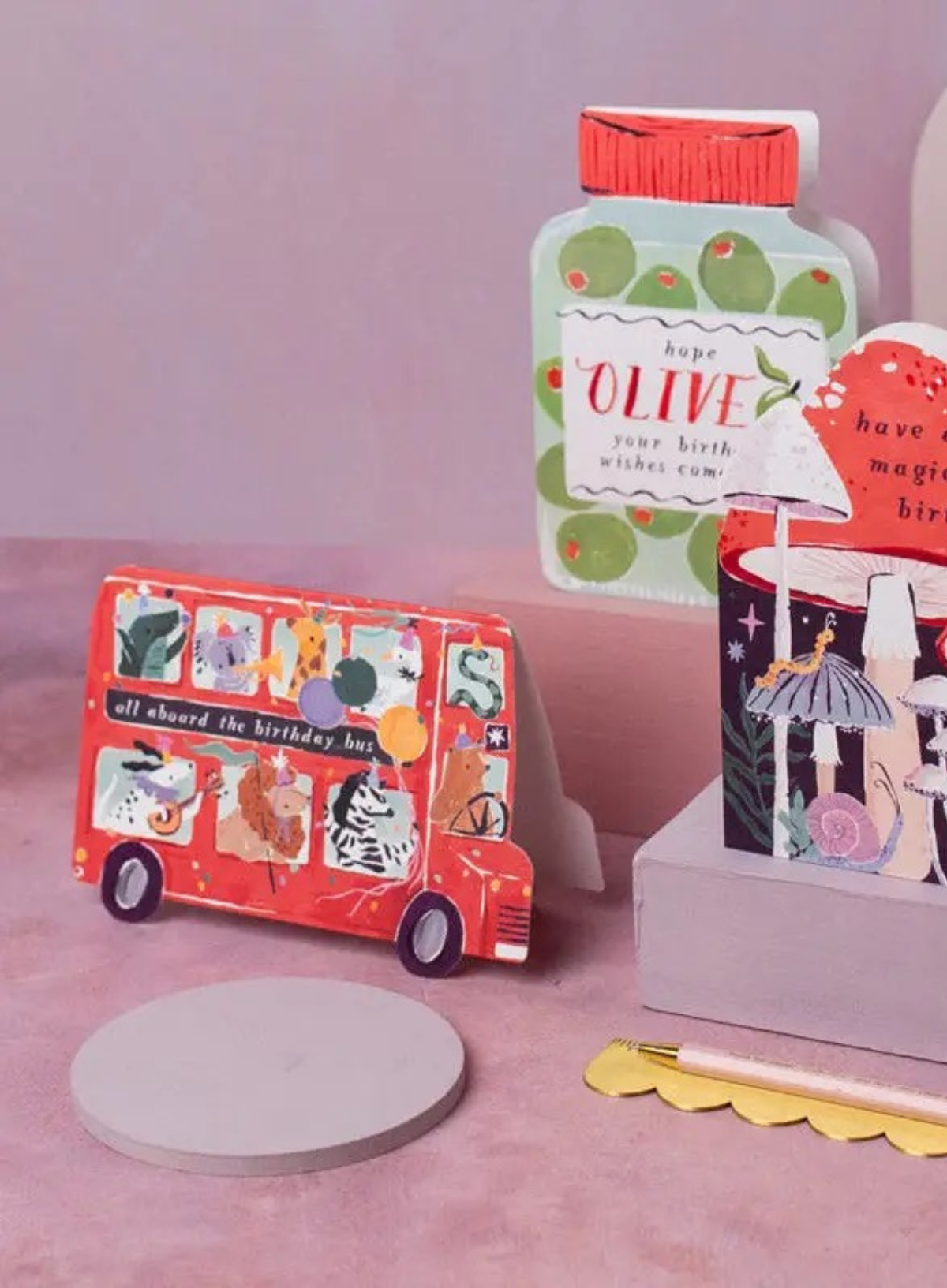 Sister Paper Co. Party Bus Kids Birthday Card
