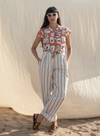 Peggy Top in Red Coastal Memoirs from Palava