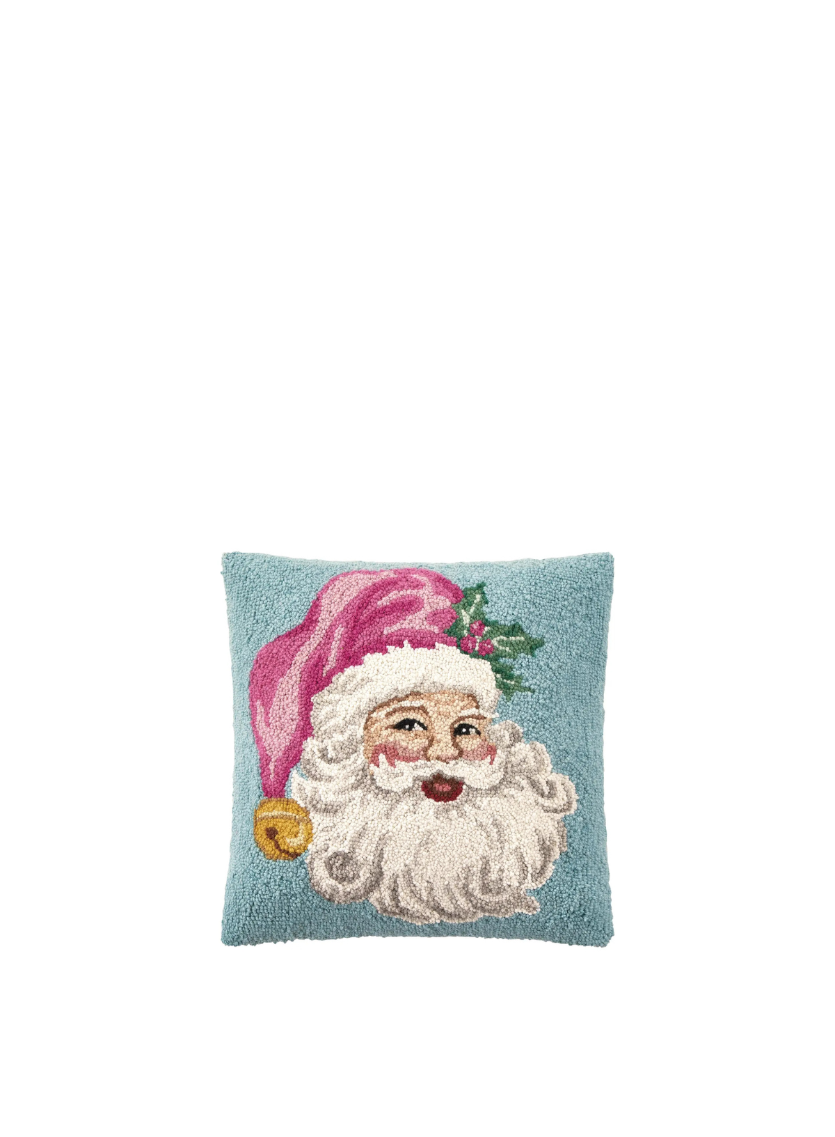 Retro Pink Santa Hook Cushion from Peking Handicraft