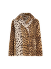 Patti Coat Midi Cheetah Fur in Ivory from King Louie