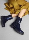 June Boots in Navy Metallic from Esska