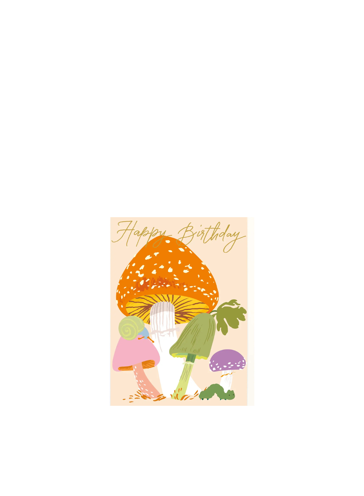 Wild Mushrooms Birthday Card from Noi