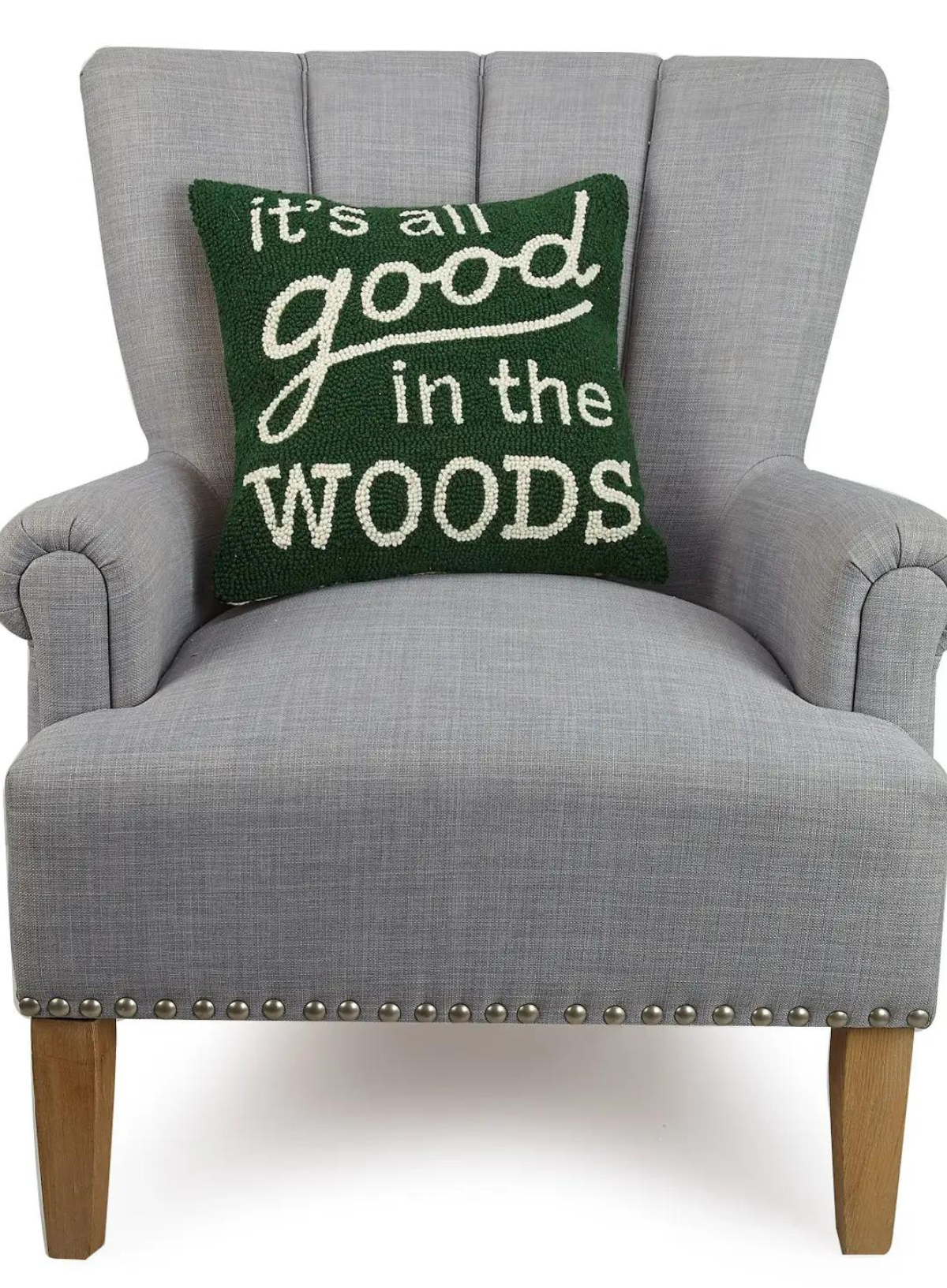 It's All Good in The Woods Hook Cushion from Peking Handicraft