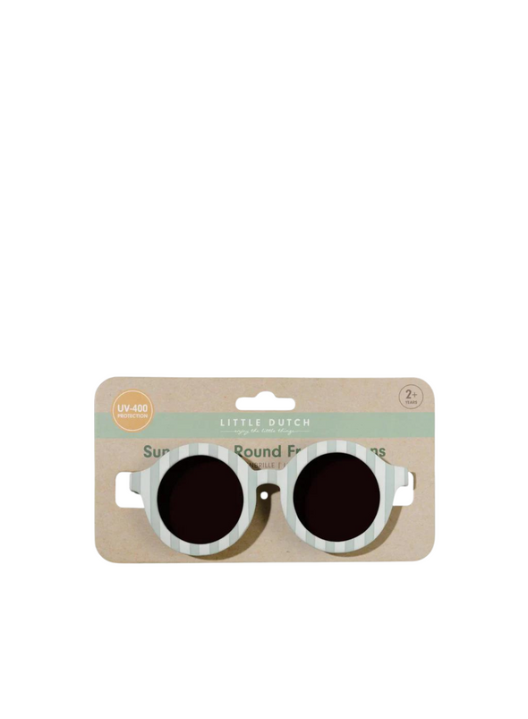 Sunglasses Round in Fresh Greens from Little Dutch