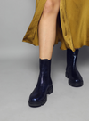 June Boots in Navy Metallic from Esska