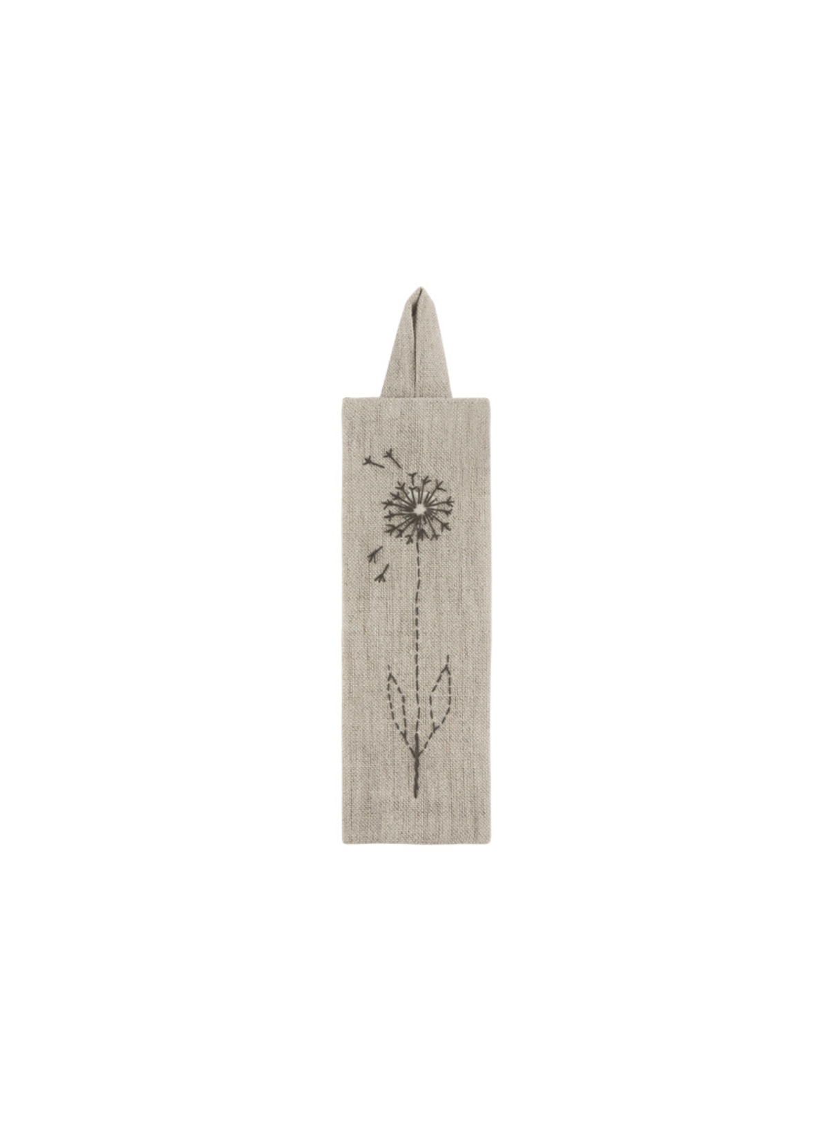 East of India Linen bookmark Dandelion