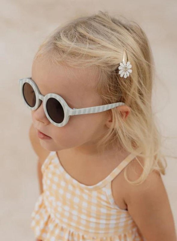 Sunglasses Round in Fresh Greens from Little Dutch
