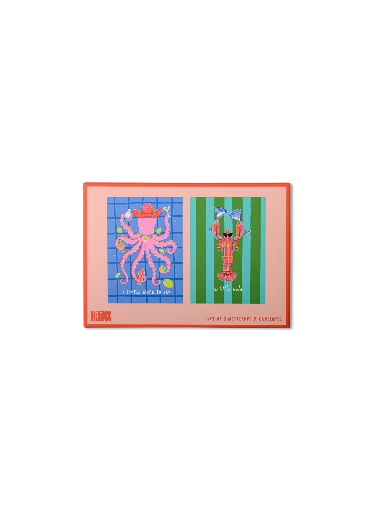 Designworks Ink Hijinx Notecards (Set of 8 ) Ocean Notes
