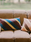 Striped Velvet Cushion in Rose from HK Living