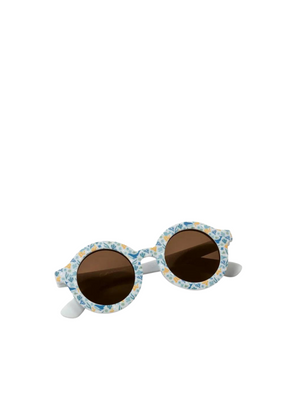Sunglasses Round in Ocean Dreams Blue from Little Dutch