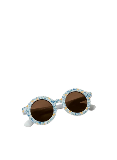 Sunglasses Round in Ocean Dreams Blue from Little Dutch