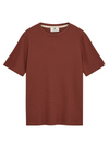 Kikki SS Waffle Tee in Auburn from Anerkjendt