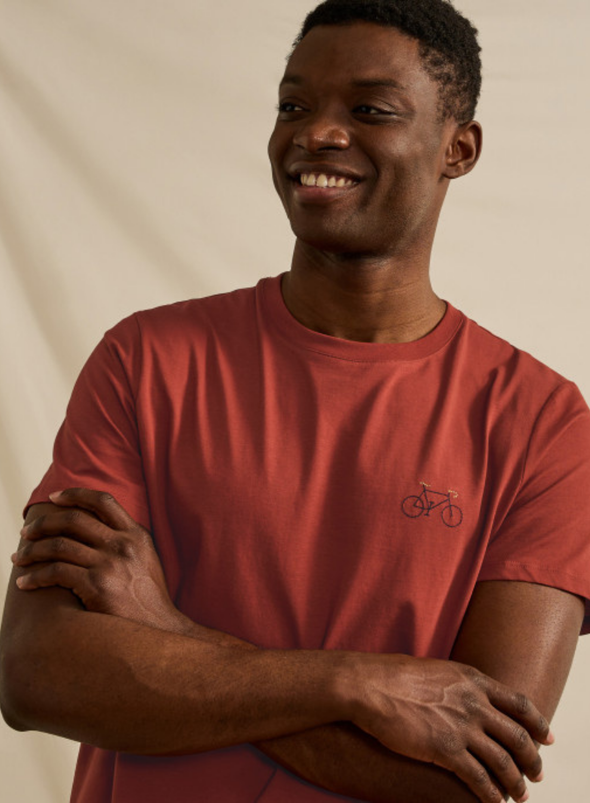 Arcy T-Shirt in Red Bike from Faguo