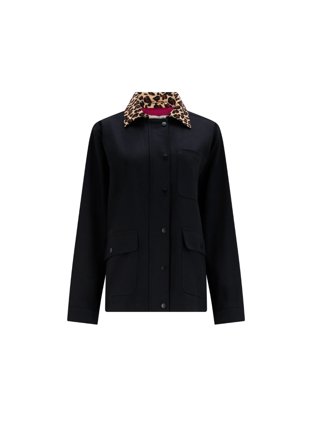 Sugarhill Raye Barn Jacket in Black Leopard