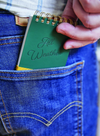 Pocket Waterproof Note Book from Gentlemen's Hardware