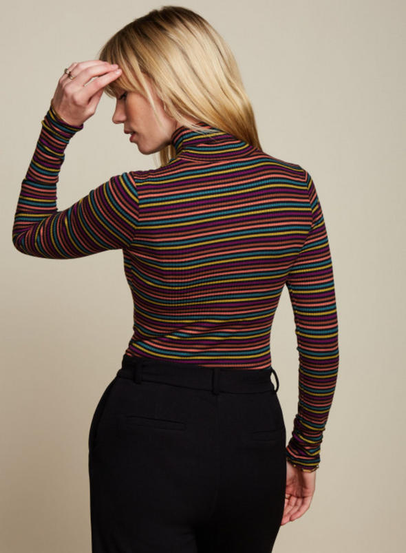 Rollneck Top Rolla Stripe in Umbre from King Louie