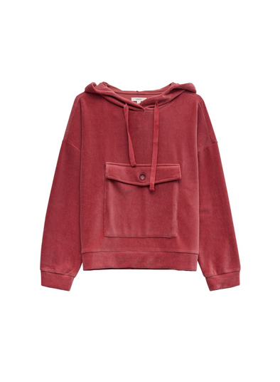 Thelma Hooded Sweat in Pink from Yerse