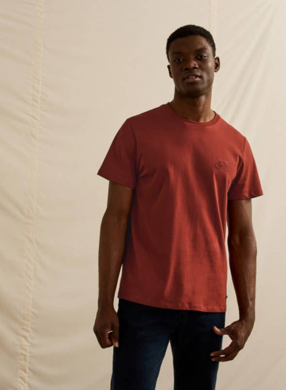 Arcy T-Shirt in Red Bike from Faguo