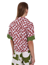 Printed Cotton Shirt with Waves in Goldfish from Skatïe